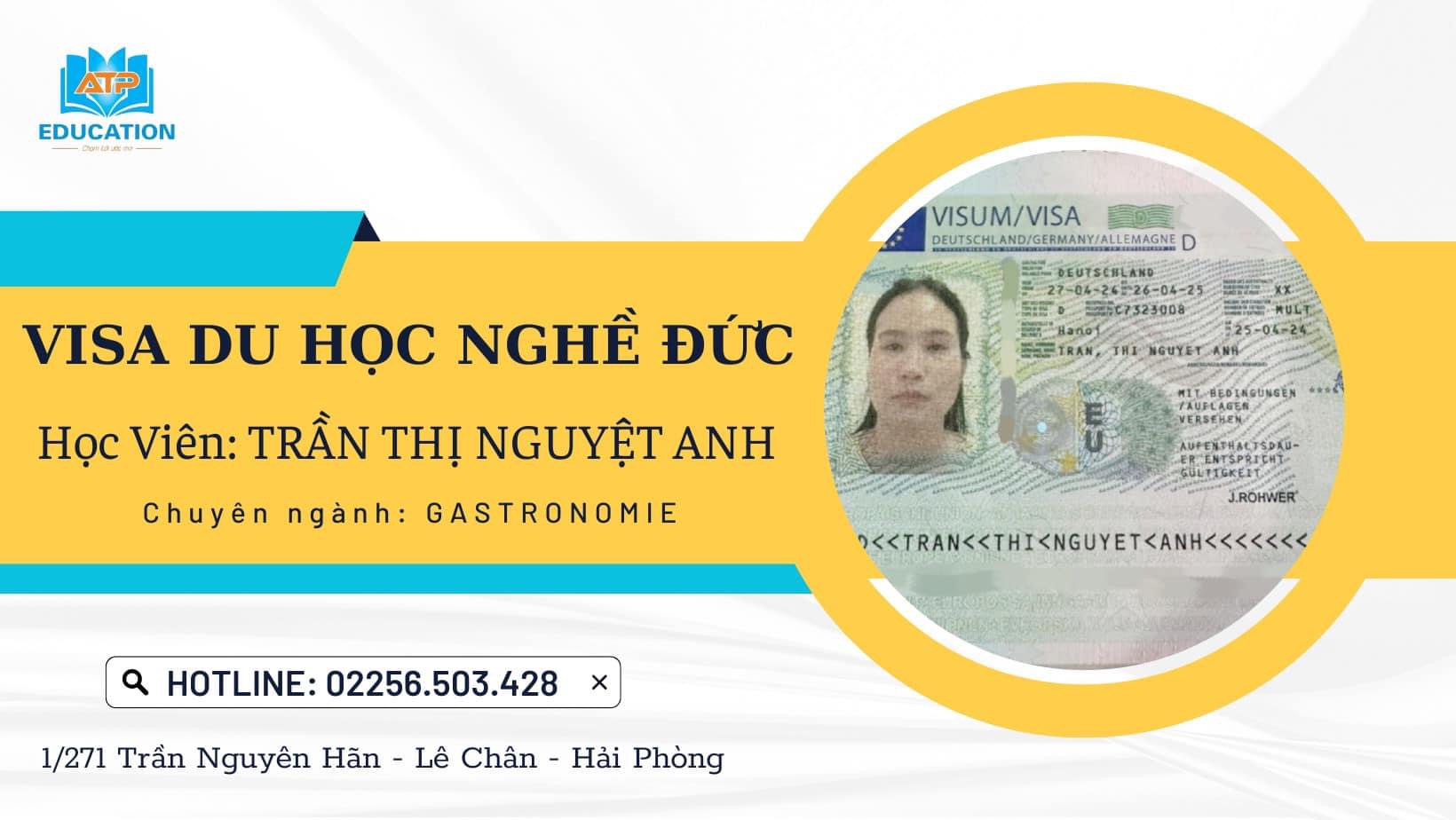 ?Visa Du Học Nghề Đức liên tiếp hạ cánh an toàn tại ATP Education ???